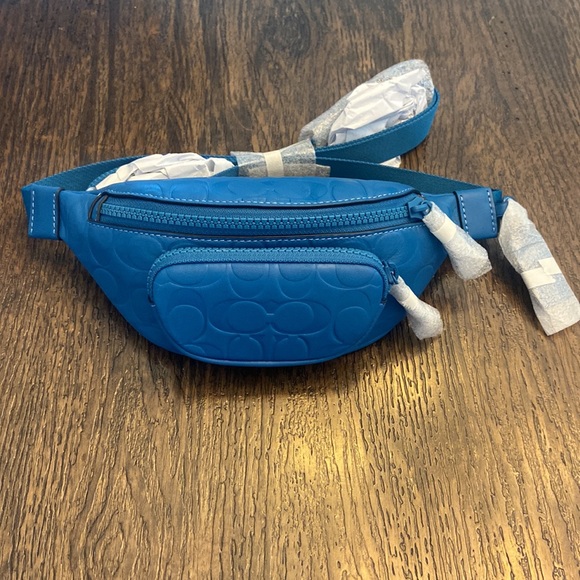 NWT Coach Sprint Belt Bag 24 In Signature Leather - Picture 2 of 6